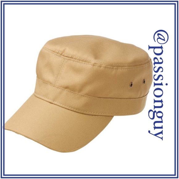 Tan Cadet Hat with Sturdy Fabric and Comfortable Fit - Picture 2 of 2